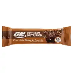 Albert Heijn Optimum Nutrition Chocolate brownie crunch bar aanbieding