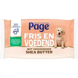 Albert Heijn Page Shea butter vochtig toiletpapier aanbieding