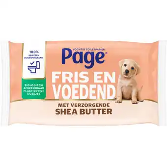 Albert Heijn Page Shea butter vochtig toiletpapier aanbieding