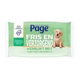 Albert Heijn Page Aloe vera vochtig toiletpapier aanbieding