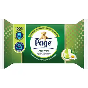 Albert Heijn Page Aloe vera vochtig toiletpapier aanbieding