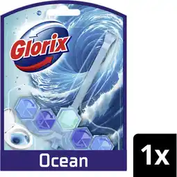 Albert Heijn Glorix Power 5+ ocean wc-blok aanbieding