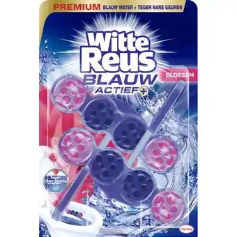 Albert Heijn Witte Reus Toiletblok blauw actief bloesem 2-pack aanbieding