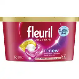 Albert Heijn Fleuril Renew color caps aanbieding
