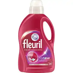 Albert Heijn Fleuril Renew color & fiber vloeibaar wasmiddel aanbieding