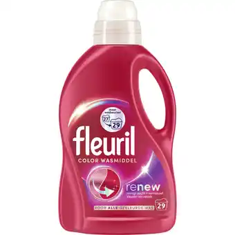 Albert Heijn Fleuril Renew color & fiber vloeibaar wasmiddel aanbieding