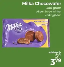 Trekpleister Milka Chocowafer aanbieding