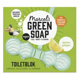 Albert Heijn Marcel's Green Soap Toiletblok lemon ginger aanbieding