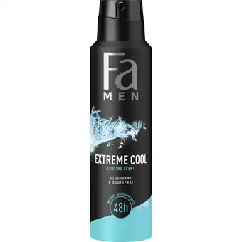 Albert Heijn Fa Men extreme cool deodorant spray aanbieding