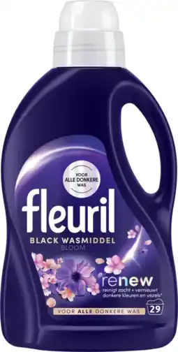 Albert Heijn Fleuril Renew black bloom wasmiddel aanbieding