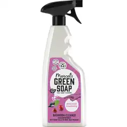 Albert Heijn Marcel's Green Soap Badkamerreiniger patchouli cranberry aanbieding