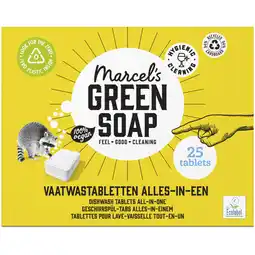 Albert Heijn Marcel's Green Soap Vaatwastabletten alles-in-een aanbieding