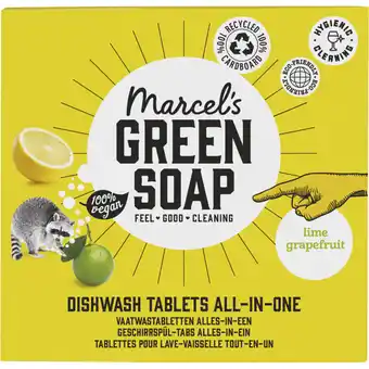 Albert Heijn Marcel's Green Soap Vaatwastabletten alles-in-een aanbieding