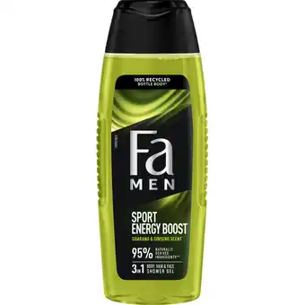 Albert Heijn Fa Men sport energy boost douchegel aanbieding