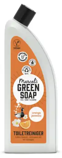 Albert Heijn Marcel's Green Soap Toiletreiniger orange en jasmine aanbieding