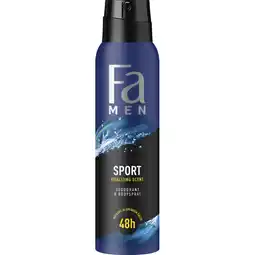 Albert Heijn Fa Men sport deodorant spray aanbieding