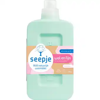 Albert Heijn Seepje Wasmiddel wol en fijn vrolijke lotus aanbieding
