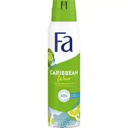 Albert Heijn Fa Caribbean wave deodorant spray aanbieding