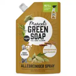 Albert Heijn Marcel's Green Soap Allesreiniger sandelhout navulling aanbieding