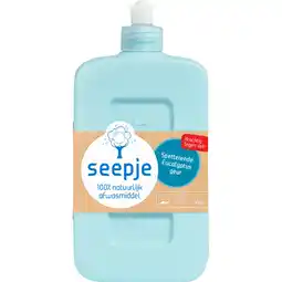 Albert Heijn Seepje Afwasmiddel spetterende eucalyptus aanbieding