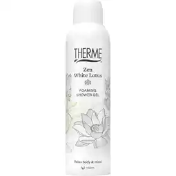 Albert Heijn Therme Zen white lotus foaming shower gel aanbieding