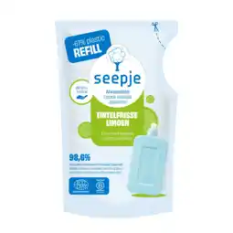Albert Heijn Seepje Afwasmiddel tintelfrisse limoen refill aanbieding