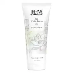 Albert Heijn Therme Zen White Lotus Shower Satin aanbieding
