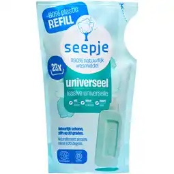 Albert Heijn Seepje Wasmiddel navulzak universeel aanbieding
