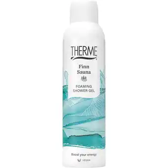 Albert Heijn Therme Finn sauna foaming shower gel aanbieding