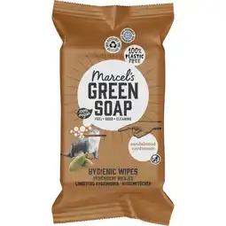 Albert Heijn Marcel's Green Soap Hygienische doekjes sandalwood aanbieding