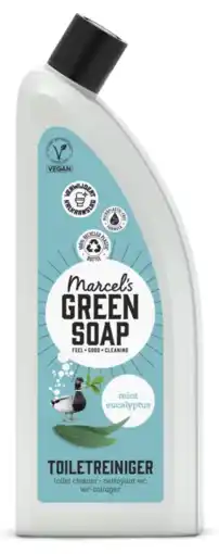 Albert Heijn Marcel's Green Soap Toiletreiniger mint eucalyptus aanbieding