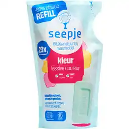 Albert Heijn Seepje Wasmiddel navulzak kleur aanbieding