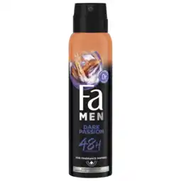 Albert Heijn Fa Men dark passion deodorant spray aanbieding