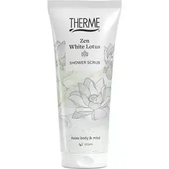 Albert Heijn Therme Zen white lotus shower scrub aanbieding
