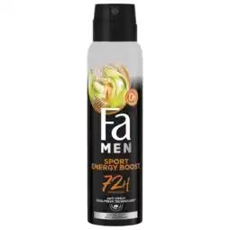 Albert Heijn Fa Men sport energy boost deodorant spray aanbieding