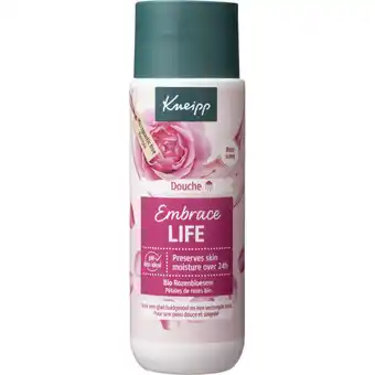 Albert Heijn Kneipp Douchegel embrace life rozenbloesem aanbieding