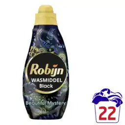Albert Heijn Robijn Black beautiful mystery wasmiddel aanbieding