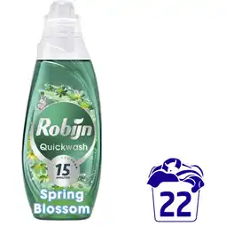 Albert Heijn Robijn Quickwash spring blossom wasmiddel aanbieding