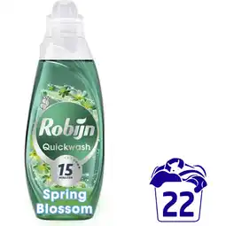Albert Heijn Robijn Quickwash spring blossom wasmiddel aanbieding