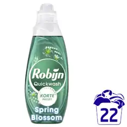 Albert Heijn Robijn Quickwash spring blossom wasmiddel aanbieding