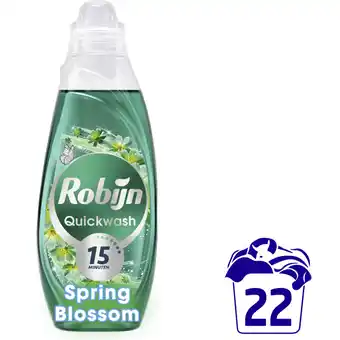 Albert Heijn Robijn Quickwash spring blossom wasmiddel aanbieding