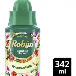 Albert Heijn Robijn Wasparfum paradise secret aanbieding