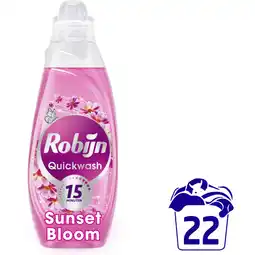 Albert Heijn Robijn Quickwash sunset bloom wasmiddel aanbieding