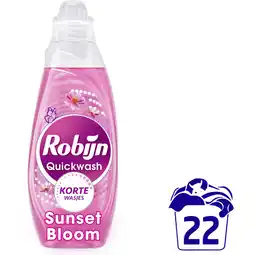 Albert Heijn Robijn Quickwash sunset bloom wasmiddel aanbieding