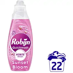 Albert Heijn Robijn Quickwash sunset bloom wasmiddel aanbieding