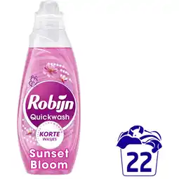 Albert Heijn Robijn Quickwash sunset bloom wasmiddel aanbieding