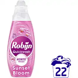 Albert Heijn Robijn Quickwash sunset bloom wasmiddel aanbieding