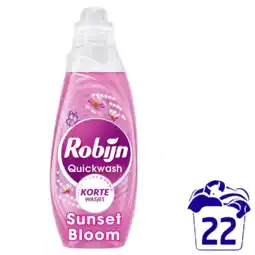 Albert Heijn Robijn Quickwash sunset bloom wasmiddel aanbieding