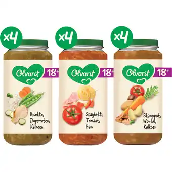 Albert Heijn Olvarit Variatiemenu maaltijd 18m+ aanbieding