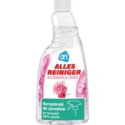 Albert Heijn AH Allesreiniger bloemen & fruit navulling aanbieding